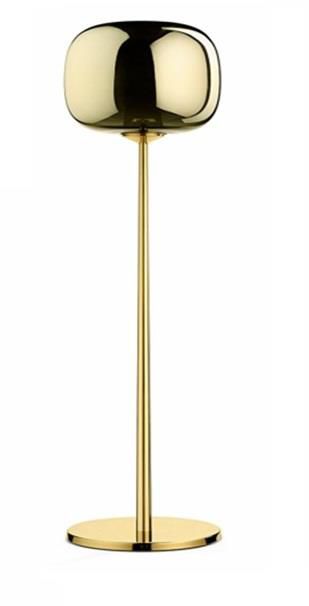 Janice floor lamp gold with a brass powder coated steel finish, a standing lamp for living rooms, modern light fixtures in Canada