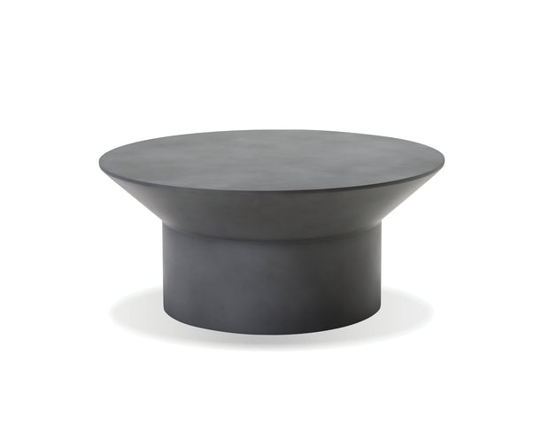 boracay coffee table solid surface arctic epoxy concrete grey luxury and modern furniture in Canada